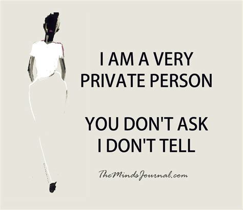 Dating a very private person